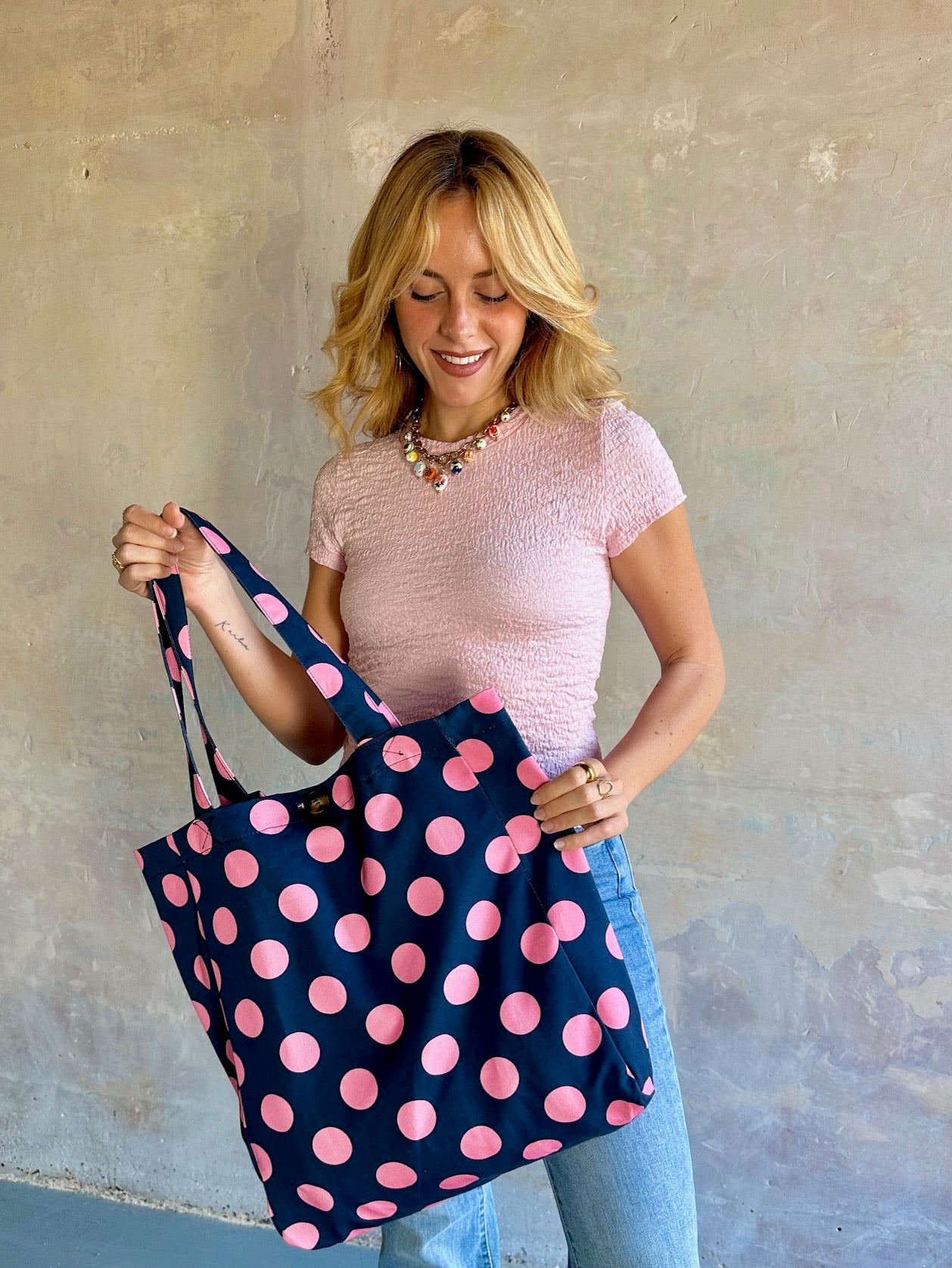 Tote bag Polka dots
