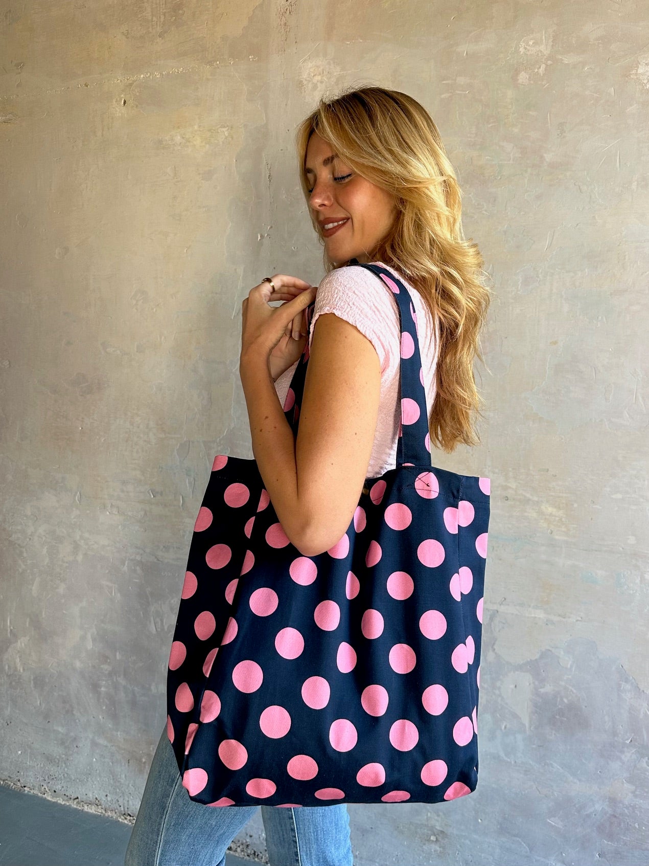 Tote bag Polka dots