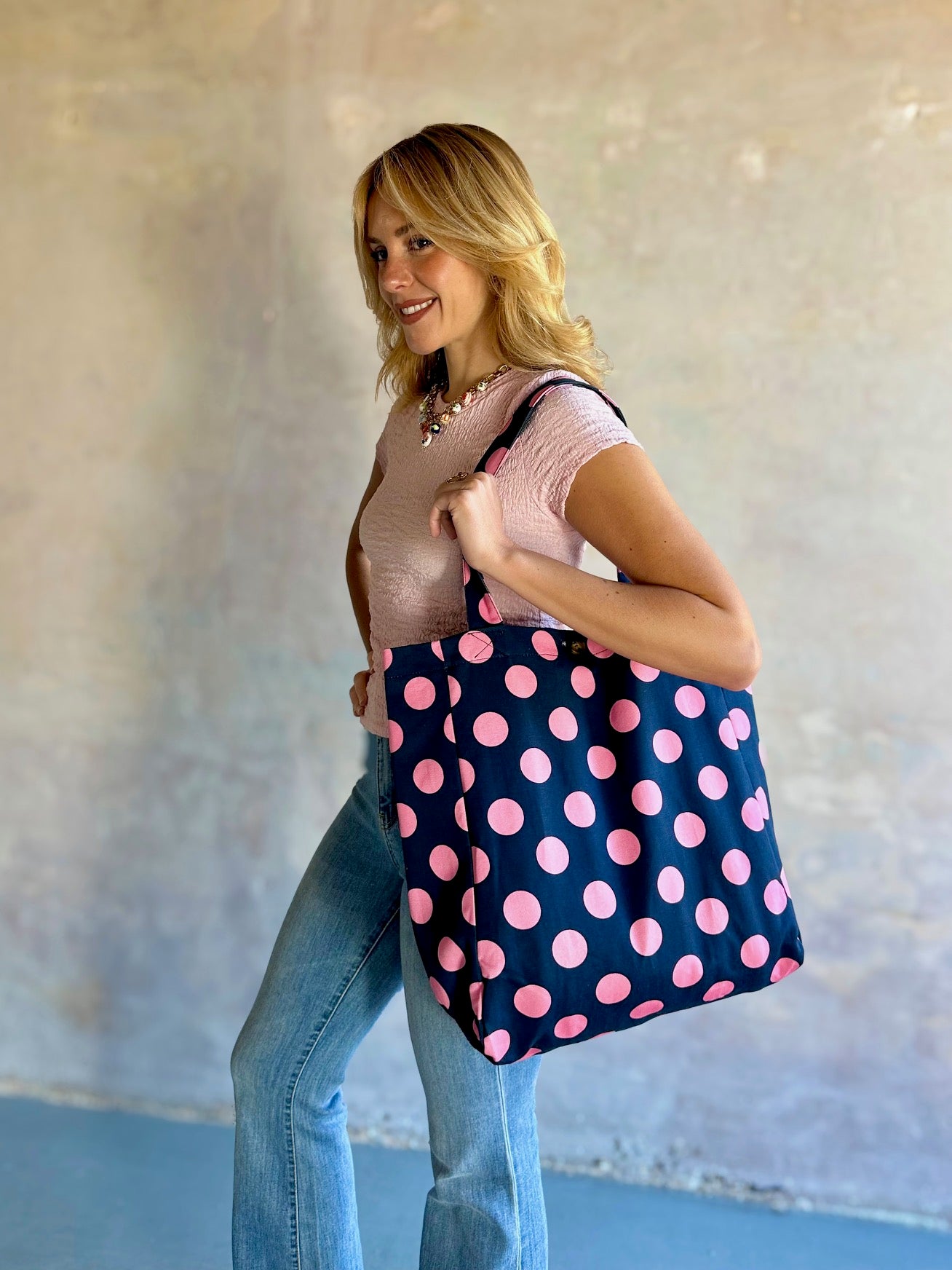 Tote bag Polka dots