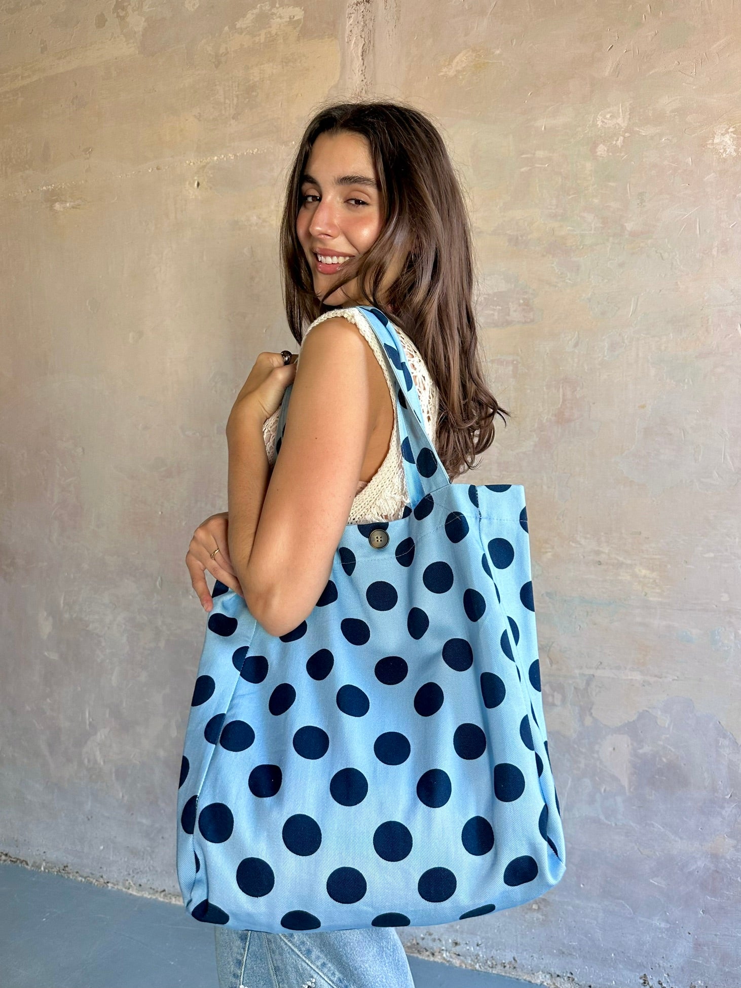 Tote bag Polka dots